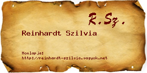 Reinhardt Szilvia névjegykártya